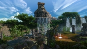 Panzar: Forged by Chaos - Screen aus der Map Baboons Cascades aus dem MMO.