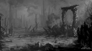 The Elder Scrolls Online: KhajiitSawyer's haunting illustration