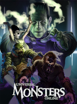 Logo for Universal Monsters Online