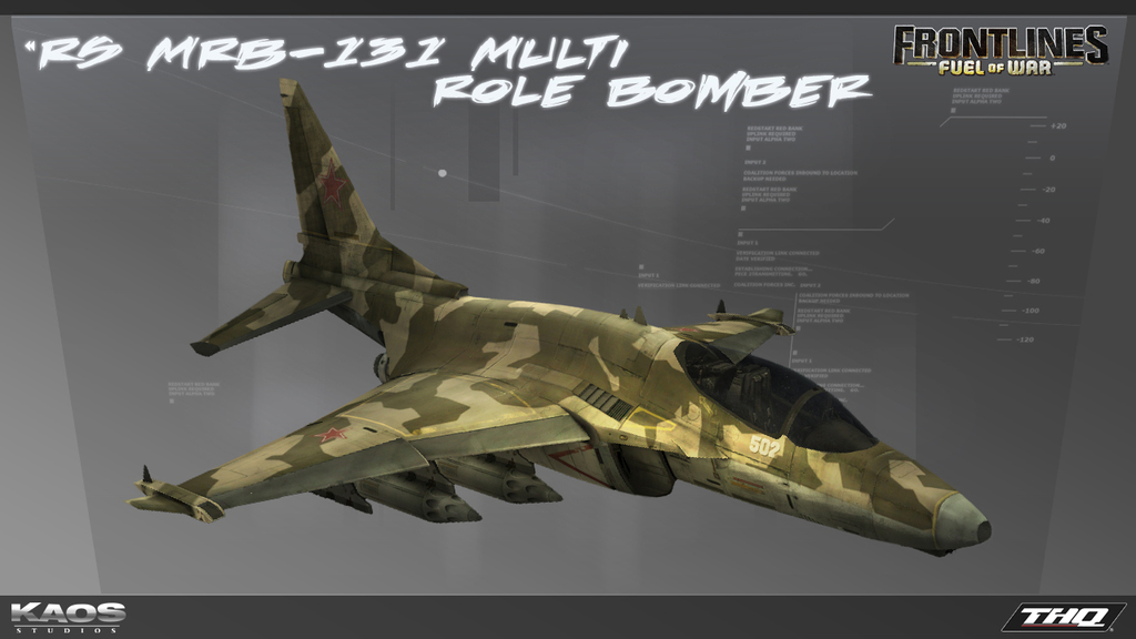Frontlines: Fuel of War: Frontlines: Fuel of War - RS MRB-131 Bomber Jet
