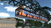 Schwebebahn-Simulator 2013 - Offizieller Screen zur Simulation.