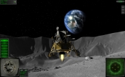 Lunar Flight - Screenshot aus dem Mondlandefährensimulator