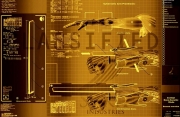 Deus Ex: Human Revolution - Screen der Bio-Implantate der fiktiven Firma Sarif Industries.