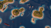 Leviathan: Warships: Screen aus dem Echzeitstrategie Titel.