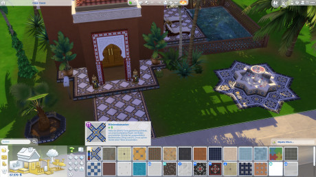 Die Sims 4 - Innenhof-Oase - Ingame Screenshots