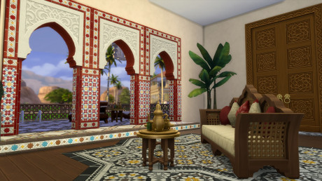 Die Sims 4 - Innenhof-Oase - Ingame Screenshots