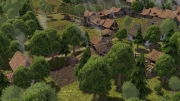 Banished - Screen zum Aufbau-Strategie Titel.