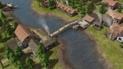 Banished - Screen zum Aufbau-Strategie Titel.