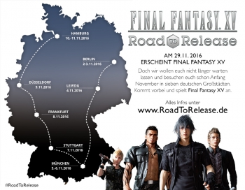 Final Fantasy XV - Road To Release Tour angekündigt