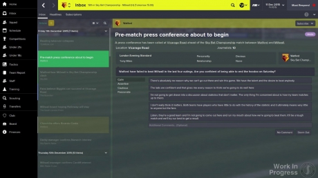 Football Manager 2015 - Screen zum Spiel Football Manager 2015.