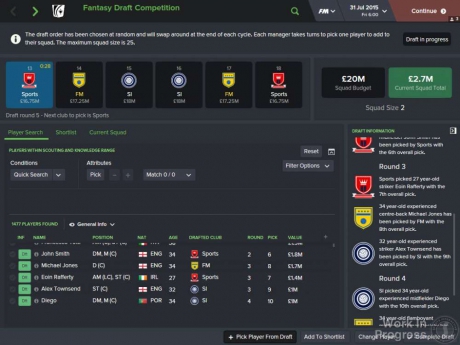 Football Manager 2015: Screen zum Spiel Football Manager 2015.