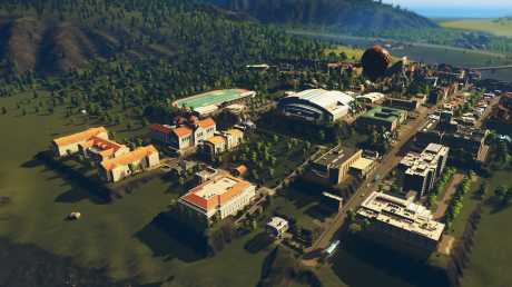 Cities: Skylines - Screenshots aus dem Spiel - Campus Erweiterung