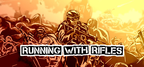 Logo for RUNNING WITH RIFLES