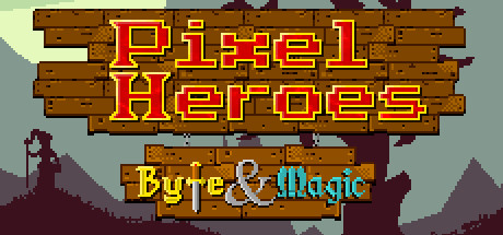 Logo for Pixel Heroes: Byte & Magic