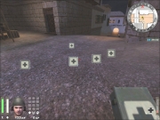 Wolfenstein: Enemy Territory - Beispiel Screen für den Simple Med+Ammo Icons Mod.