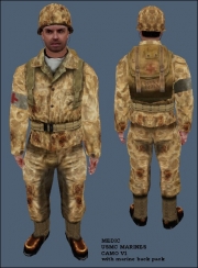 Wolfenstein: Enemy Territory - Marine Skins von Medal of Honor: Pacific Assault.