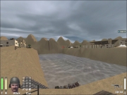 Wolfenstein: Enemy Territory - Canyon Ansicht.