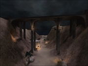 Wolfenstein: Enemy Territory - Der imposante Brückenbau, den der Tank passieren muss.