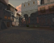 Wolfenstein: Enemy Territory - Screen aus der Map Goldrush Germany.