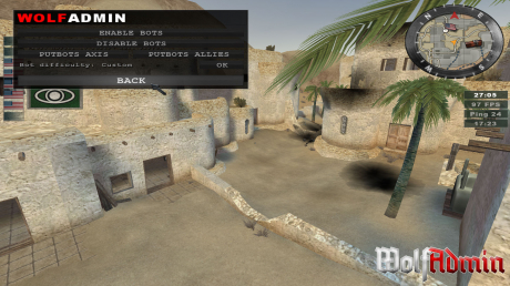 Wolfenstein: Enemy Territory - Screen zum Tool WolfAdmin.