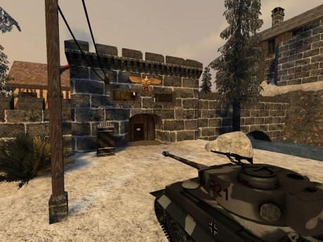 Wolfenstein: Enemy Territory - Screen zur Map Dingenskirchen.