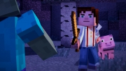 Minecraft: Story Mode - Screenshot zum Titel.