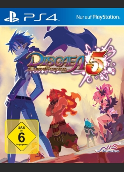 Logo for Disgaea 5: Alliance of Vengeance