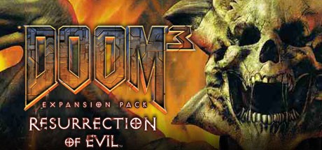 Logo for Doom 3: Ressurection of Evil
