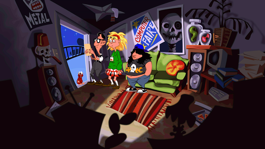 Day of the Tentacle Remastered: Screen zum Spiel.