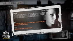 This War Of Mine: The Little Ones: Screen zum Spiel.