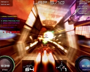 Pyroblazer: Screenshots des Futuristic Combat Racing Game.