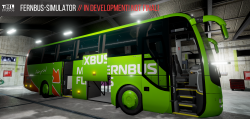 Fernbus-Simulator - Screen zum Spiel.