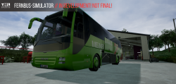 Fernbus-Simulator - Screen zum Spiel.