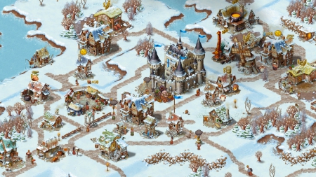 Townsmen - Screen zum Spiel.