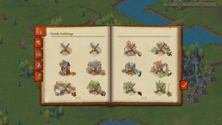 Townsmen - Screen zum Spiel.