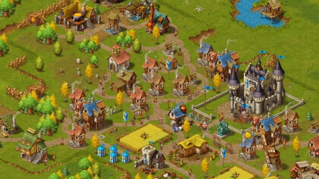 Townsmen - Screen zum Spiel.