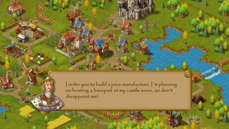 Townsmen - Screen zum Spiel.