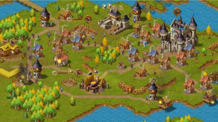 Townsmen - Screen zum Spiel.