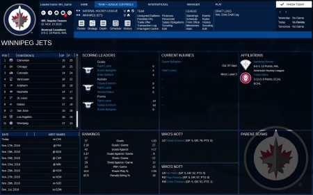 Franchise Hockey Manager 3 - Screenshot zum Titel.