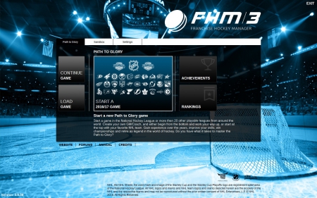 Franchise Hockey Manager 3: Screenshot zum Titel.