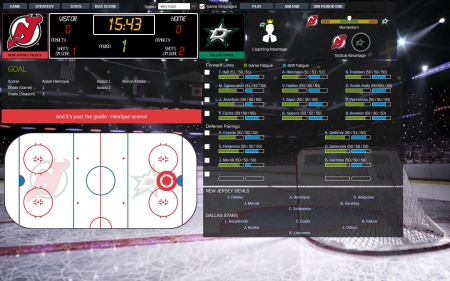 Franchise Hockey Manager 3 - Screenshot zum Titel.