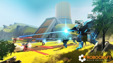 Robocraft - Screenshot zum Titel.