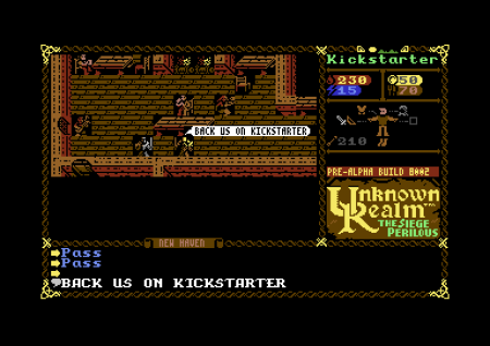 Unknown Realm: The Siege Perilous: 8-Bit Screen zum Titel Unknown Realm: The Siege Perilous.