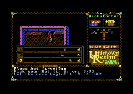 Unknown Realm: The Siege Perilous - 8-Bit Screen zum Titel Unknown Realm: The Siege Perilous.