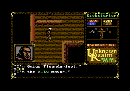 Unknown Realm: The Siege Perilous: 8-Bit Screen zum Titel Unknown Realm: The Siege Perilous.