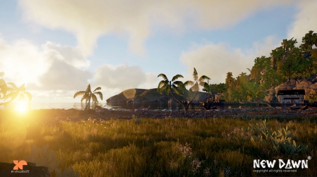 New Dawn: Screen zum Survival-Sandbox-Spiel New Dawn.