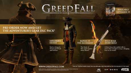 GreedFall: Screen zum Spiel GreedFall.