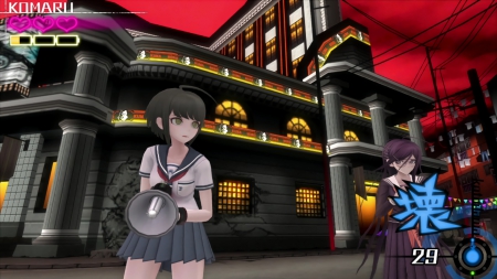 Danganronpa Another Episode: Ultra Despair Girls: Screenshot zum Titel.
