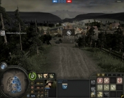 Company of Heroes - Einen Blick den Berg hinunter.