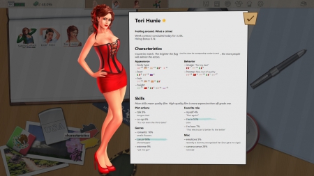 Porno Studio Tycoon - Screen zum Spiel Porno Studio Tycoon.